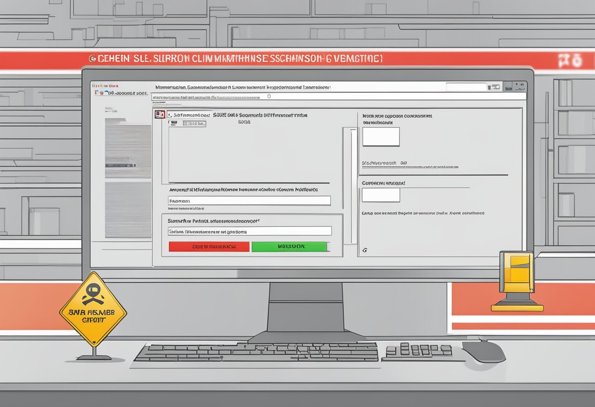 A computer screen showing the error message "ERR_SSL_VERSION_OR_CIPHER_MISMATCH" with a red warning symbol